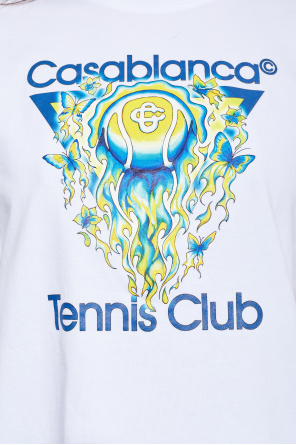 Casablanca T-Shirt mit Logo