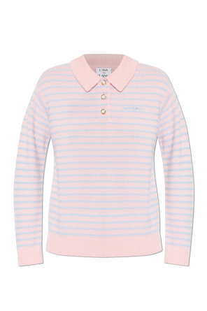 Polo de lã de manga comprida