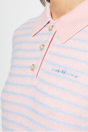 Casablanca Wool polo with long sleeves
