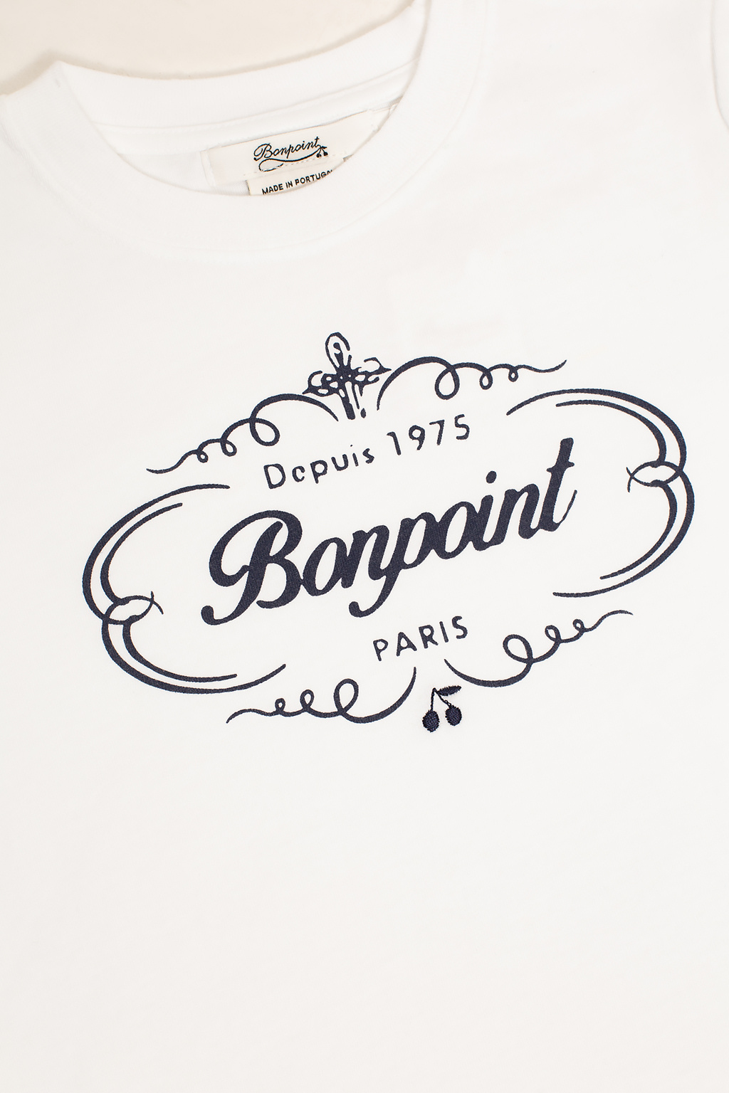 Bonpoint  t-shirt manches courtes col en V