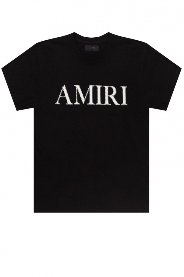 Red T-shirt with logo Amiri - Vitkac KR