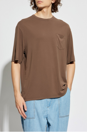 Officine Generale Camiseta con bolsillo 'Benny'