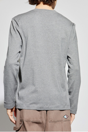 Officine Generale T-shirt finished with wool