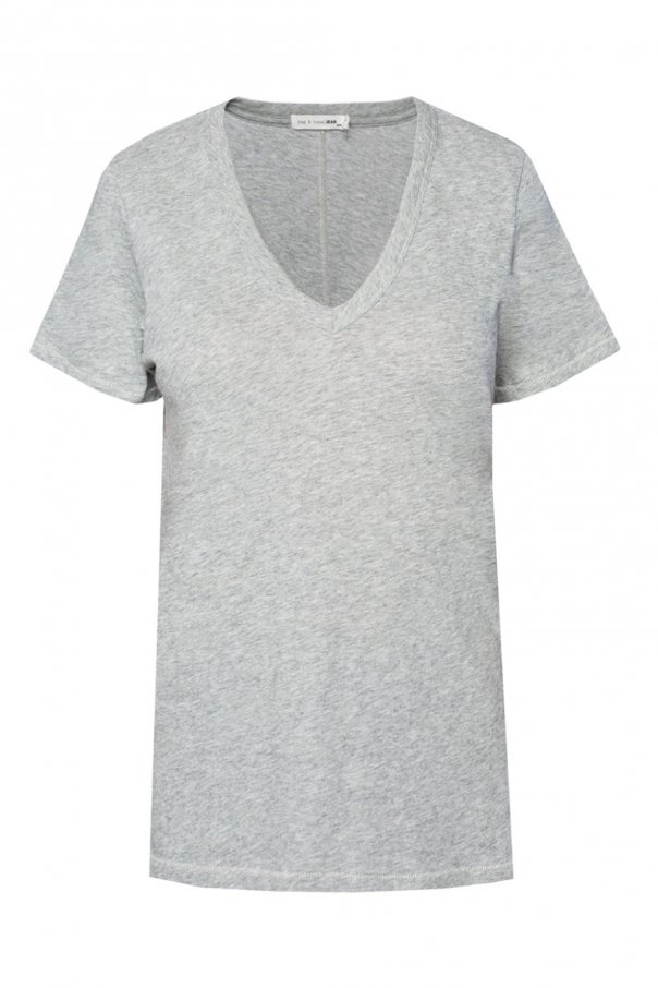 Queenie O-Ss T-shirt Fendi 141170  V-neck T-shirt