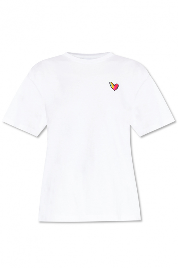 Valentino logo bomber jacket Cotton T-shirt