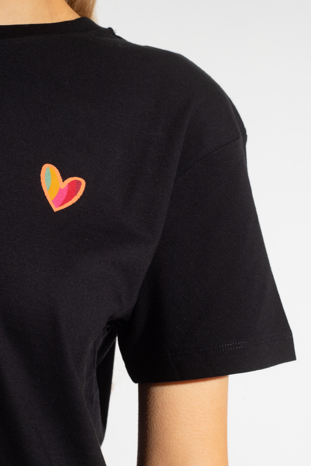 Outrageous Fortune Loungewear Kurz geschnittenes Sweatshirt in Anthrazit Cotton T-shirt
