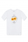 Burberry logo-print T-shirt Weiß