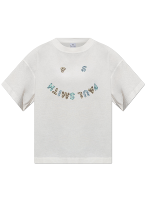 T-shirt com logótipo estampado