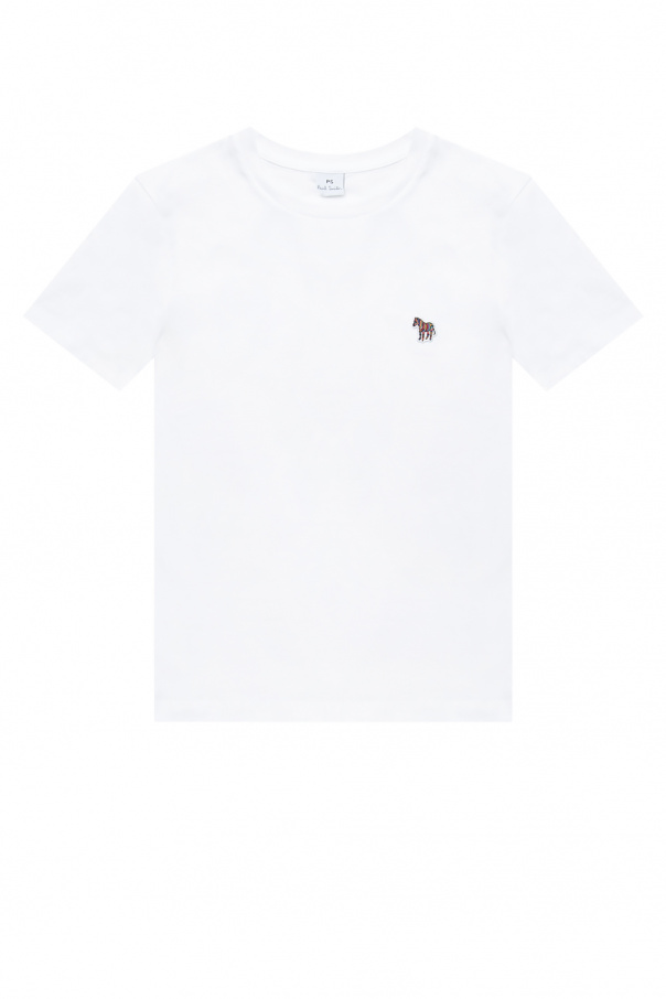 Aquila O-Ss Tee Toppe & T-Shirts 144160 Skywriting hibiscus logo-print cotton T-shirt