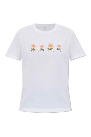 T-shirt with colorful print