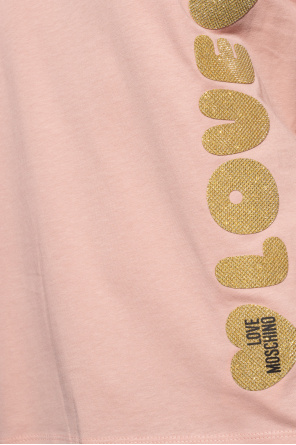 Love Moschino Appliquéd T-shirt