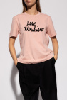 Love Moschino T-shirt with velvet logo