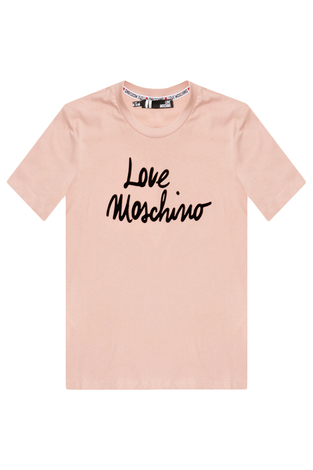 Love Moschino Short Sleeve Cotton T-Shirt Dress