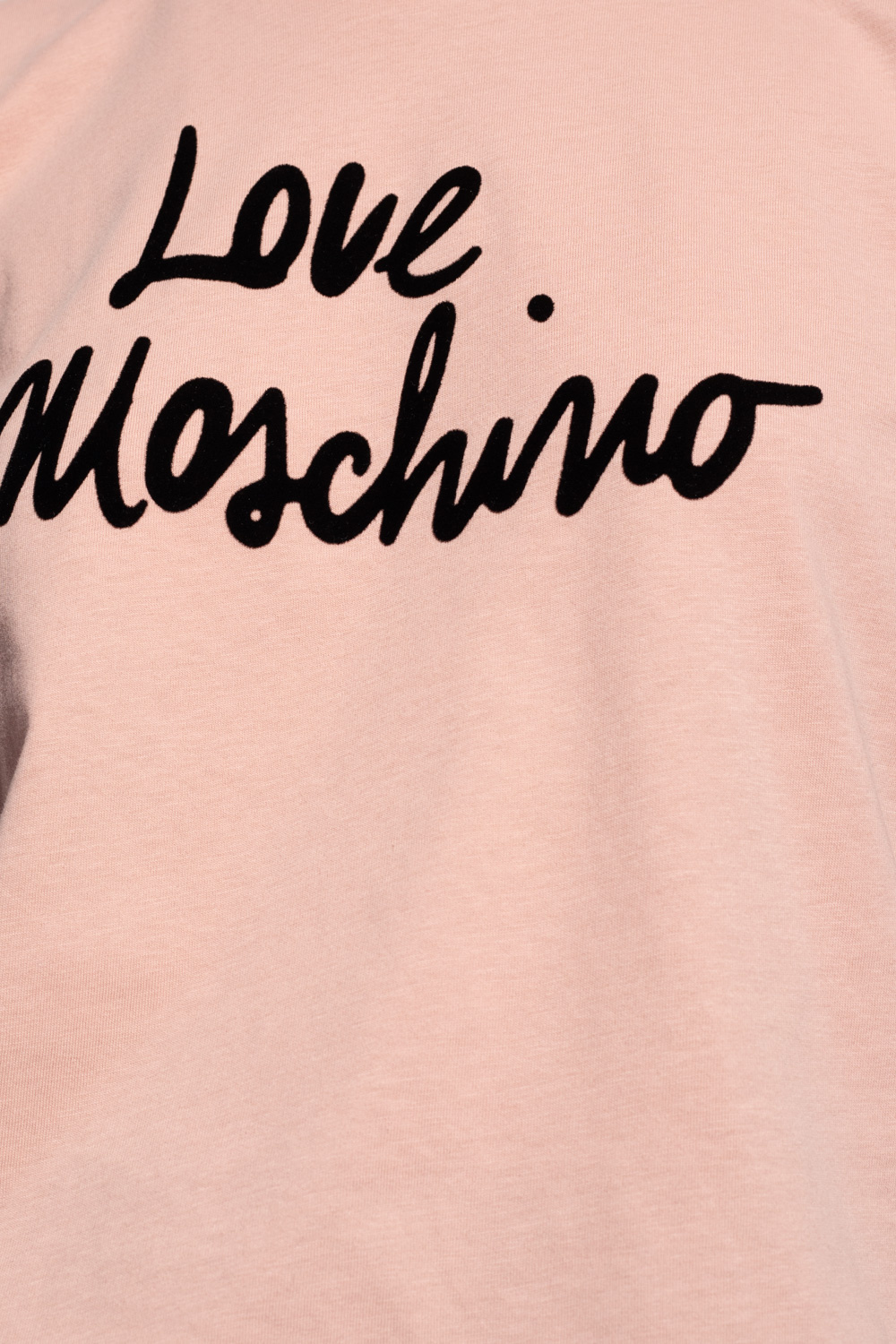 Love Moschino Short Sleeve Cotton T-Shirt Dress