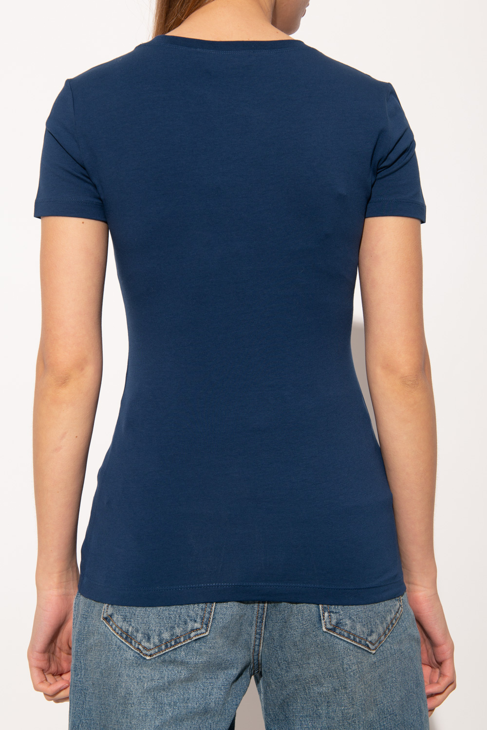 Love Moschino T-shirt adidas Runner azul marinho
