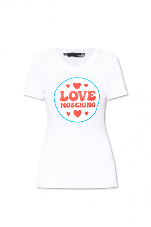 logo-print mini T-shirt dress Nero