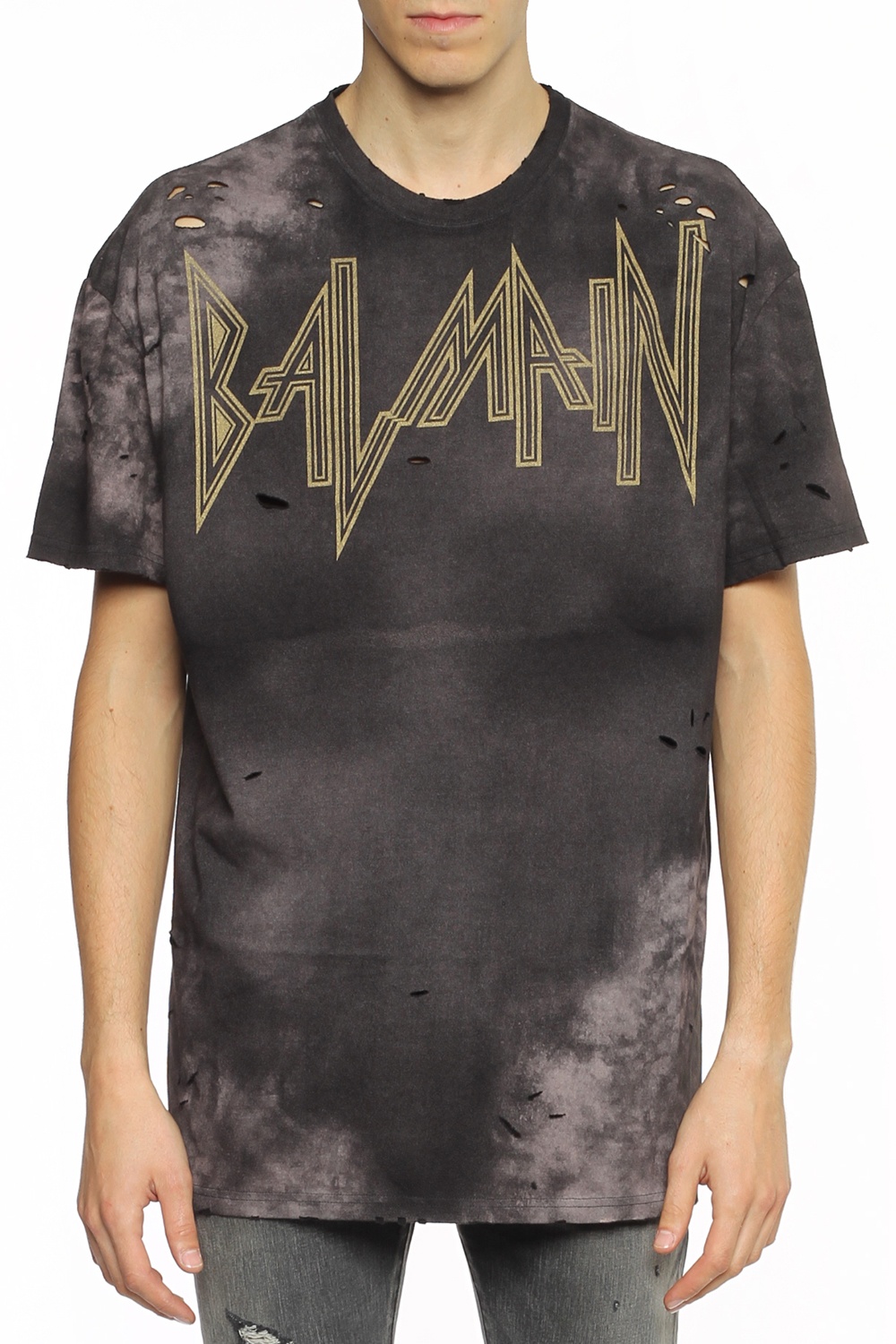 balmain oversized t shirt