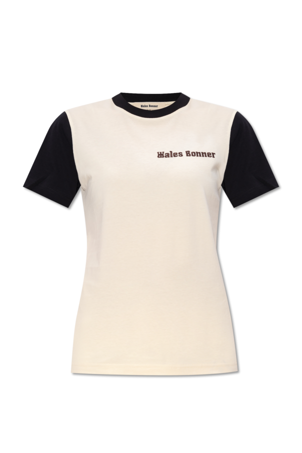 Wales Bonner Abercrombie & Fitch T-Shirts mit Logo in Weiß Grau im 2er-Pack