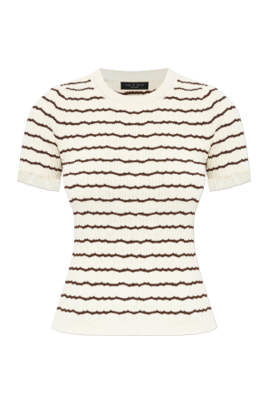 Striped pattern top