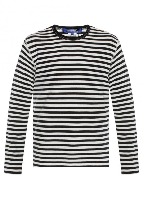 comme des garcons striped sweater