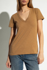 Rag & Bone BROWN T-shirt from organic cotton
