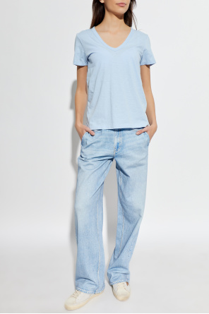 Camiseta con escote en pico od Rag & Bone 