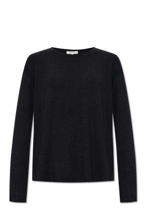 Black long-sleeve top