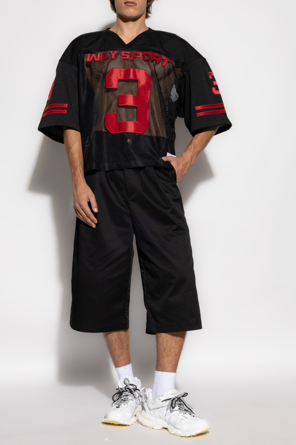 Willy Chavarria Camiseta perforada "Willy Football"