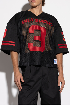 Willy Chavarria Camiseta perforada "Willy Football"