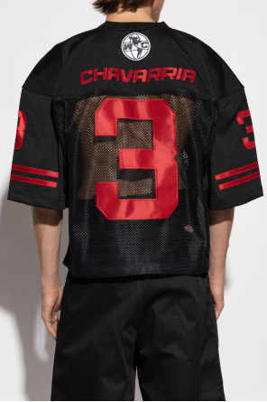 Willy Chavarria Camiseta perforada "Willy Football"