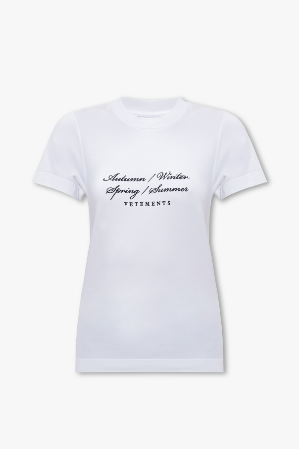 VETEMENTS T-shirt with logo