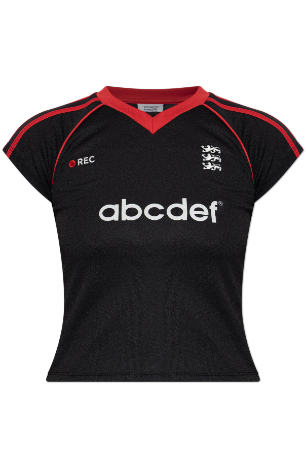 VETEMENTS T-shirt z nadrukiem