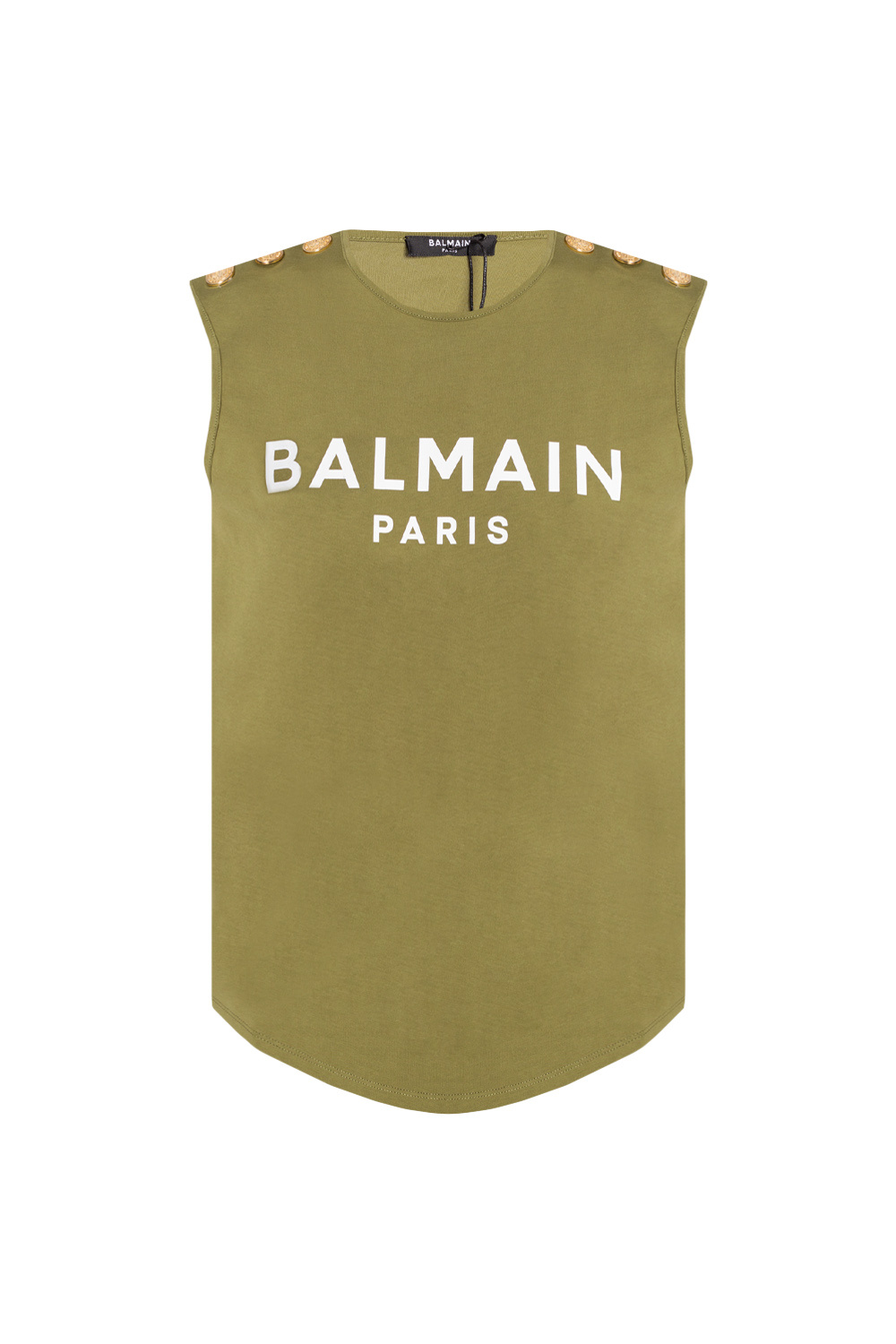 balmain panelled Sleeveless top