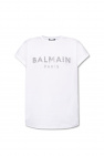Balmain Kids TEEN logo-plaque double-breasted blazer Neutrals