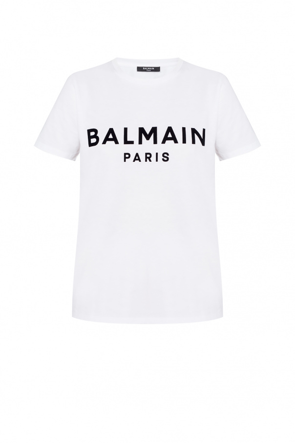 balmain knit Logo-printed T-shirt