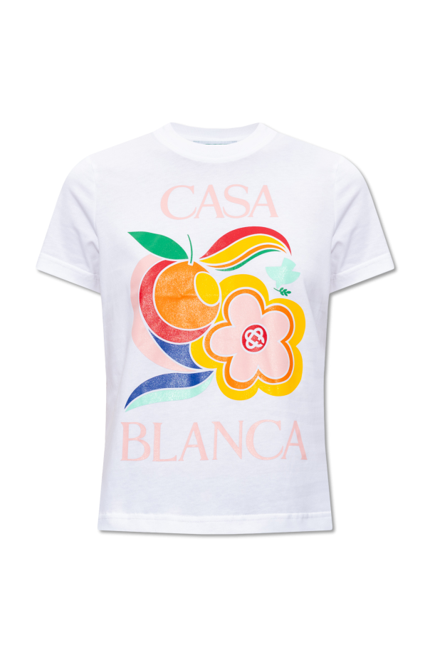 Casablanca T-shirt z logo
