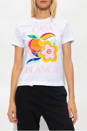 Casablanca T-shirt z logo