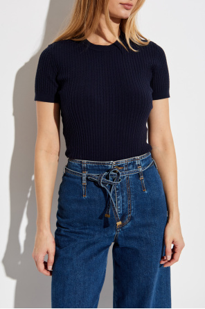 FRAME Top con escote redondo