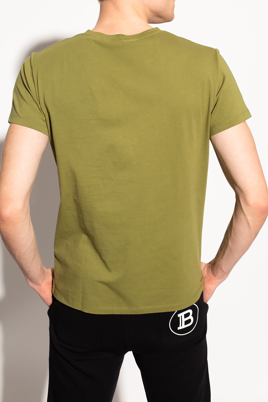 Balmain Balmain flock logo T-shirt