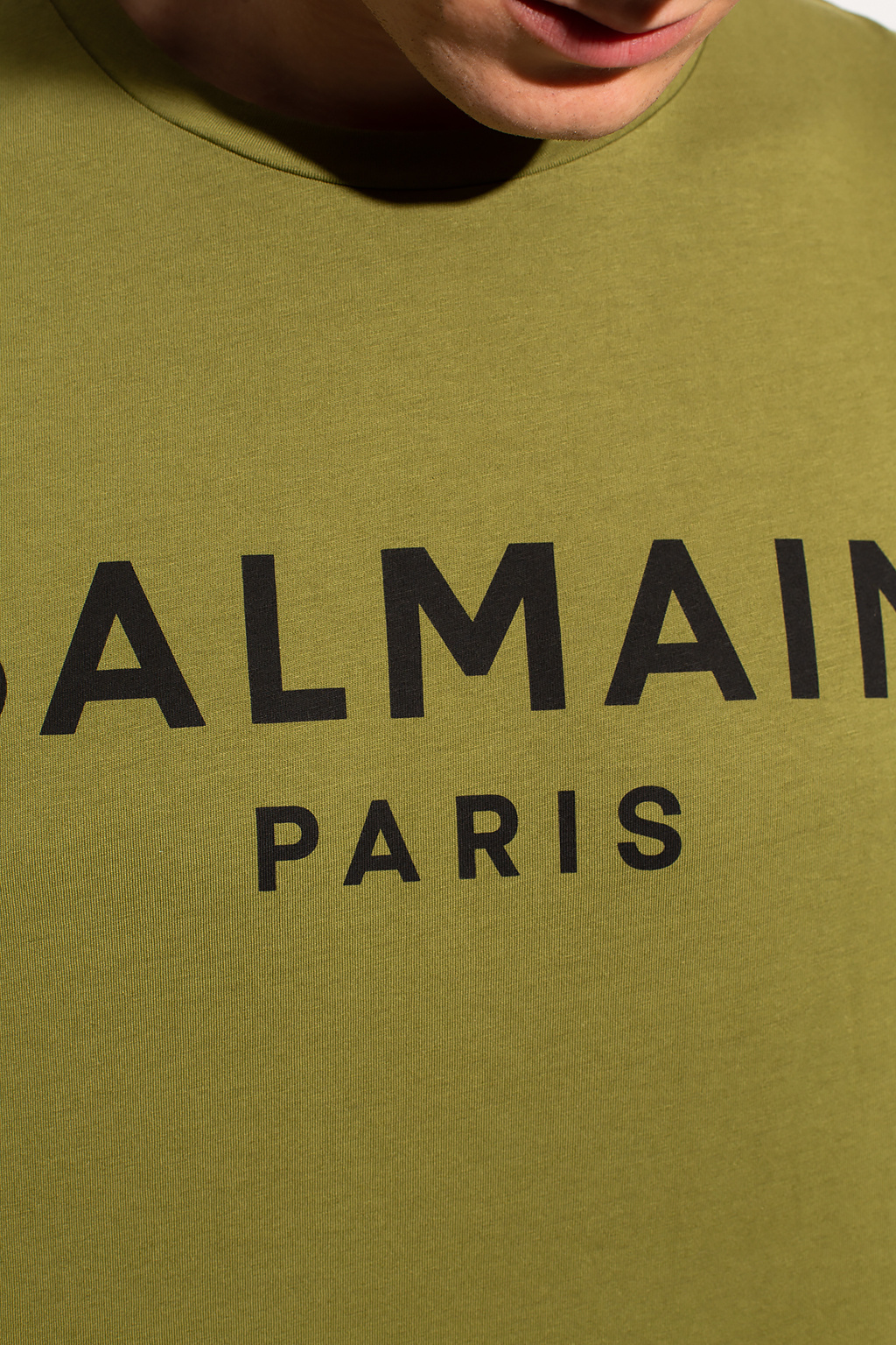 Balmain Balmain flock logo T-shirt