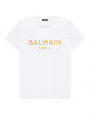 Balmain double-layered logo-print short