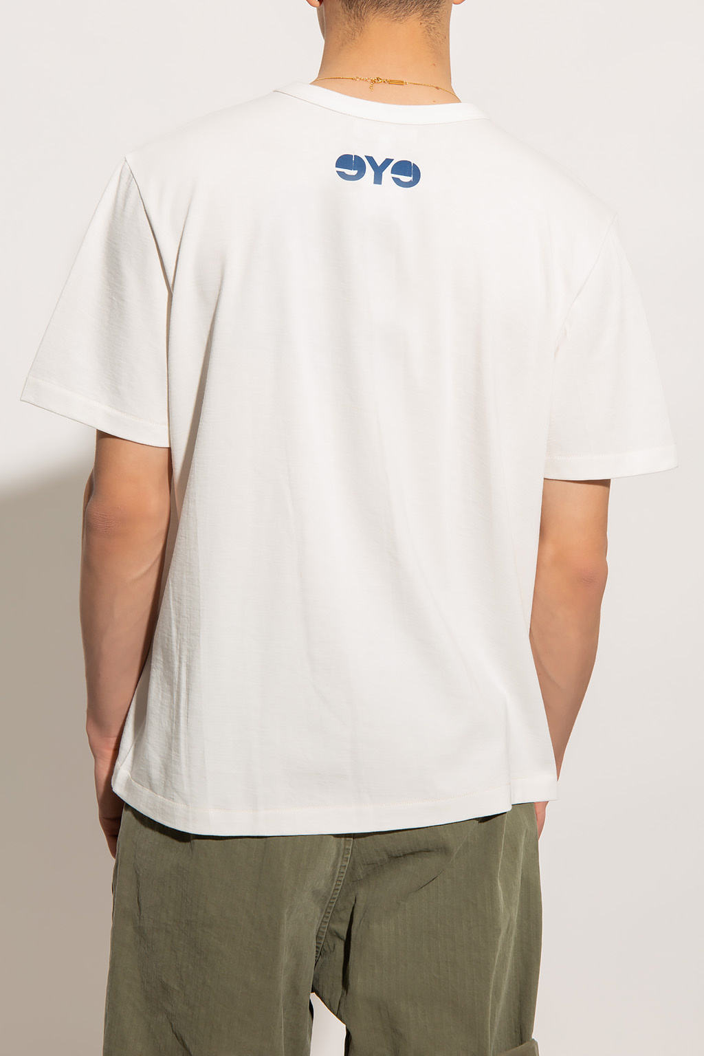 Junya Watanabe Comme des Garçons embroidered-logo pocket polo shirt Weiß