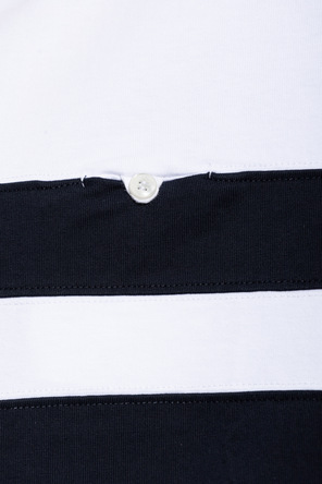 DARKPARK Cotton polo shirt ‘Jill’ with asymmetric cut