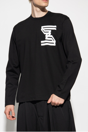 alexander wang logo embroidered crew neck sweatshirt item Printed T-shirt