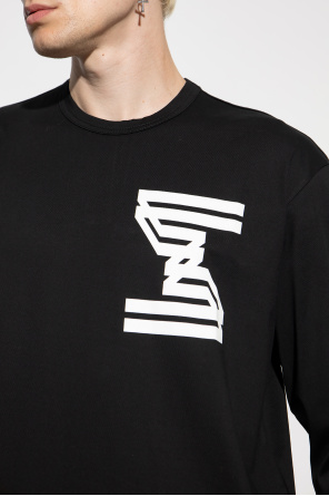 alexander wang logo embroidered crew neck sweatshirt item Printed T-shirt
