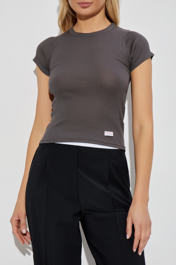 Alexander Wang Top lencero de manga corta
