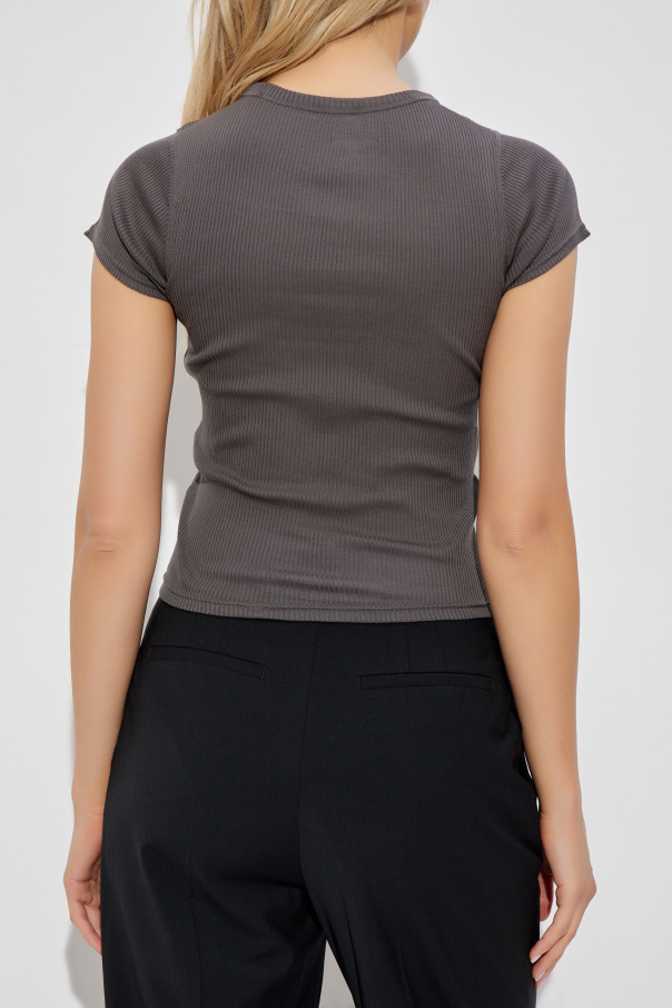 Alexander Wang Top lencero de manga corta