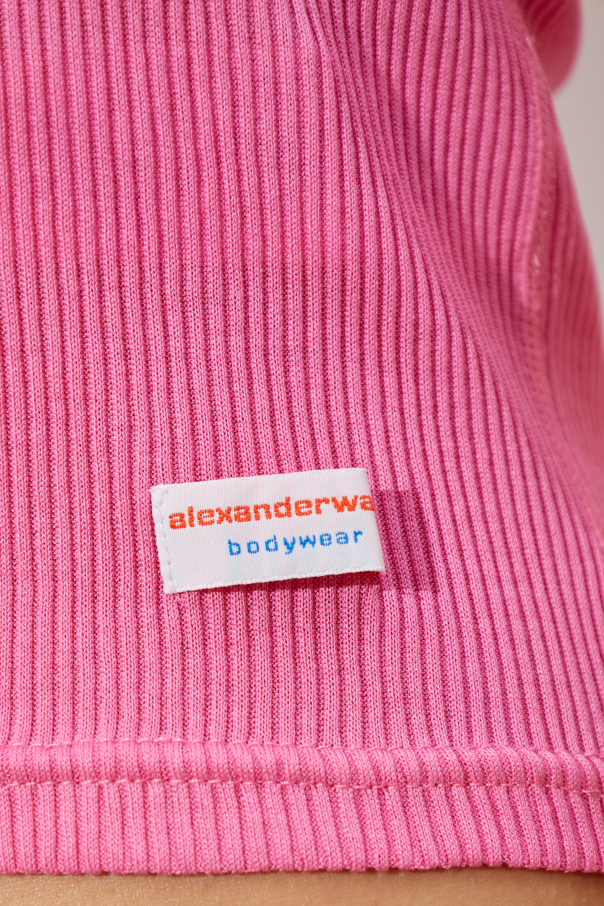 Alexander Wang Top lencero de manga corta