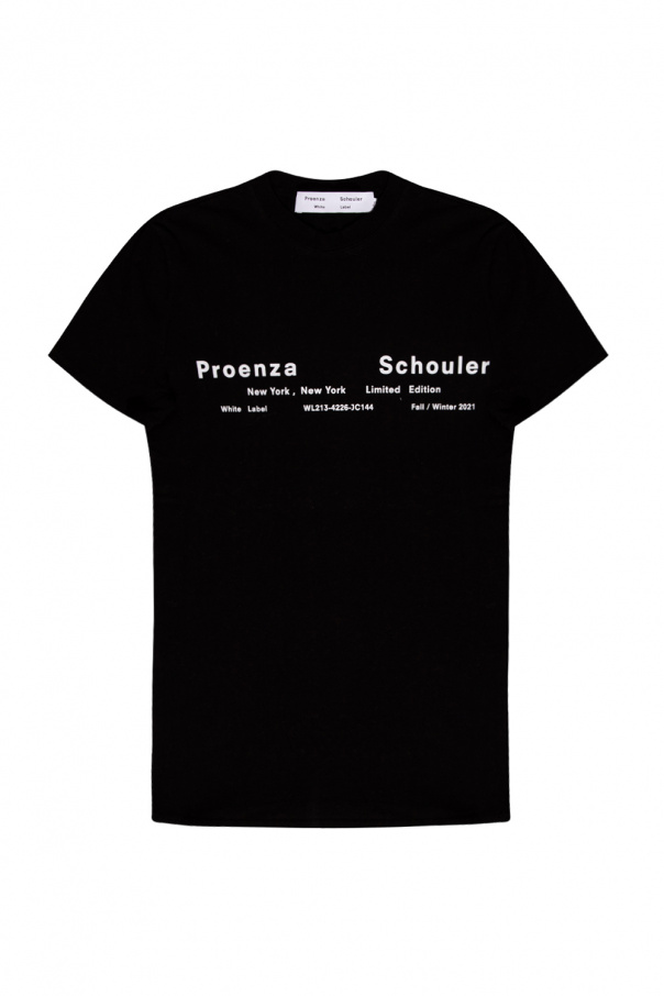Proenza Schouler White Label Logo-Mantel T-shirt