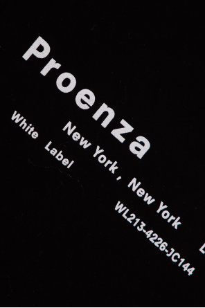 Proenza Schouler White Label fringe-detail short-sleeve dress Logo-printed T-shirt